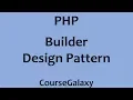 Builder Design Pattern In PHP