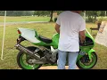 Lagu ZX7R ZX10R chassis conversion 1st heat cycle after build