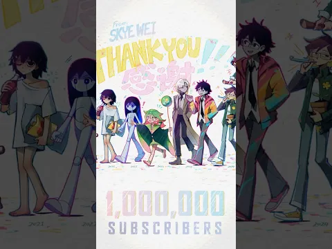 THANK YOU for 1M subs! Characters from my animations over the years. More to come :)