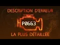 P0663 Description d erreur la plus detaillee
