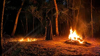 RITUAL SATÂNICO feito com OSSOS na FLORESTA NEGRA!!!