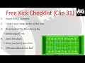 Line of Scrimmage Checklists