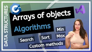 Array of objects Algorithms - Search Sort Reverse Max Min Custom methods