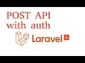 Laravel 6 Api tutorial Post API for save data