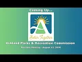 Ashland Parks City Council Meeting - August 12 2026