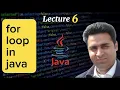 Lecture 6 - for loop in Java