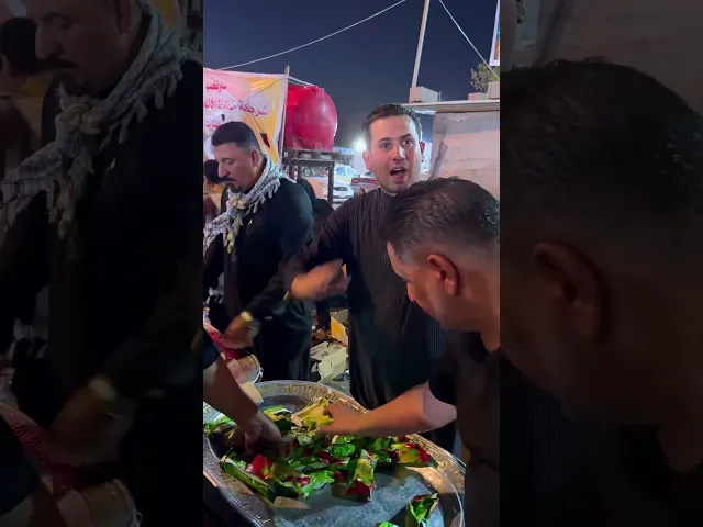 ⁣توزيع مثلجات للزائرين ✨😍