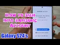 Galaxy Ultra How to Sign Into Samsung Account