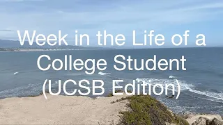 Week in the Life of a College Student at UCSB Dining Halls Campus Tour