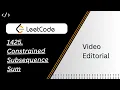 1425 Constrained Subsequence Sum Leetcode Daily challenge