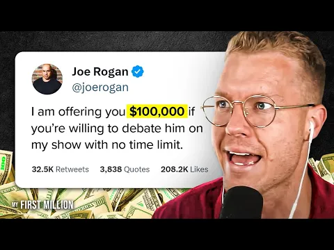 Joe Rogan Offers Vaccine Expert $100,000 To Debate on His Show (#467) thumbnail
