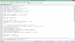 ExpressJS - Scaffolding