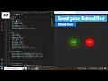 Pulse button Animation effects start-stop Pulse button using Css Html-Css tutorial for beginers