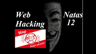 Natas Web Hacking 12 uploading file