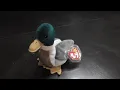 TY BEANIE BABY JAKE THE MALLARD DUCK PLUSH REVIEW
