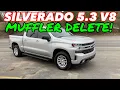 2019 Chevy Silverado RST 5 3L V8 EXHAUST w MUFFLER DELETE