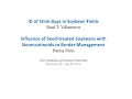 Raul Villanueva and Hanna Penn Stink Bugs in Soybeans