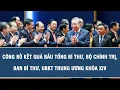Lagu Công bố kết quả bầu Tổng Bí thư, Bộ Chính trị, Ban Bí thư, UBKT Trung ương khóa XIV