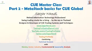 CUE Master Class Part 2 - MetaStock Basics for CUE Global