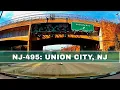 1 NJ 495 to ROUTE 3 SPLIT SCREEN Driving From Weehawkin to Rutherford W