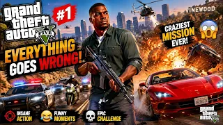 😱 GTA 5 But Everything Goes WRONG! 🔥 Franklin’s Craziest Mission Ever!