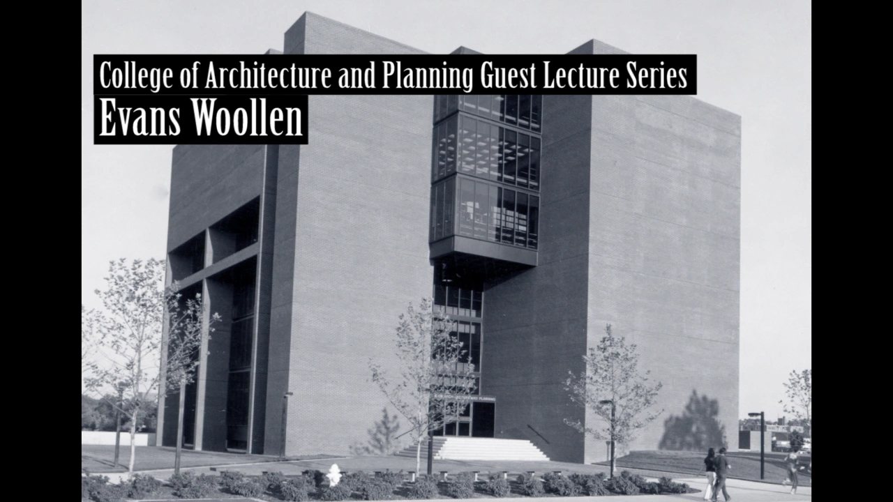 Evans Woollen, III, "Architectural design", 1967-05-15