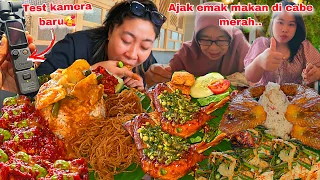 TEST KAMERA BARU DAN AJAKIN MAK MAKAN DI CABE MERAH 🥰🤤‼️