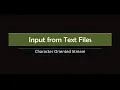 Input from Text File File Handling in Java ISC Class 11