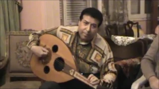 قلبى بيقولى كلام غناء وصولو عود الفنان سيد منصور صالون د خليل الديوانى 3 4 2017 