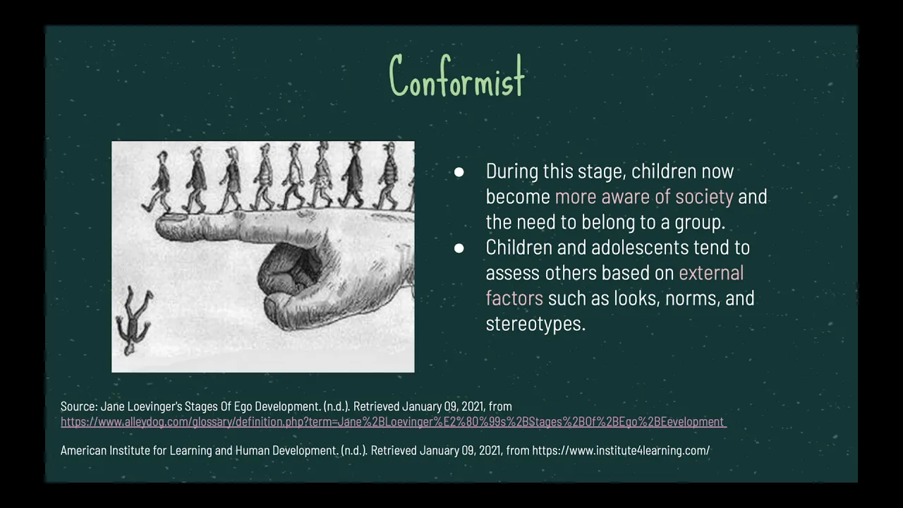 The Stages of Ego Development | Jane Loevinger by Sofia Von Pfistner