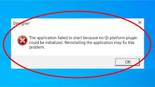 How To Fix No Qt Platform Plugin Could Be Initialized Error - This Application Failed To Start