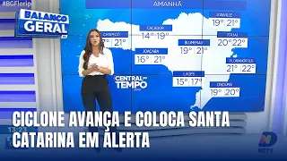 Central do Tempo – Ciclone traz risco de chuva intensa e ventos