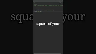 Python - Finding The Square Of A Number