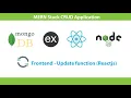 Creating a MERN stack CRUD app Part 10 - Front-end