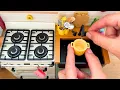 Toy Food Cooking ASMR Re-ment Mini Kitchen Tiny Kitchen Fun