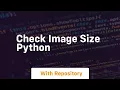 check image size python