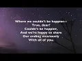 Carole Shelley and Kristin Chenoweth- Thank Goodness Lyrics (From Wicked)
