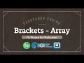 Tugas 4 Brackets - Belajar Coding Array Javascript
