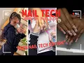 Day in the life of a teen nail tech 5 client nail day