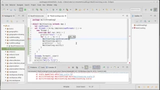 notifyall using Scala