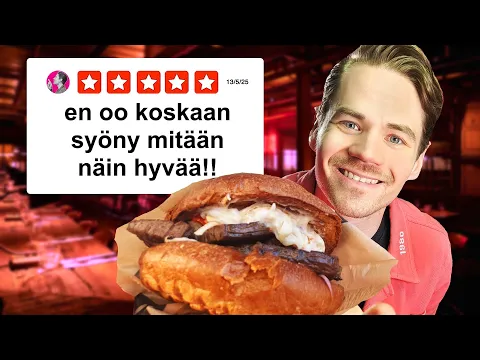 Video Thumbnail: MIKÄ ON KOKO SUOMEN PARAS BURGERIRAVINTOLA?
