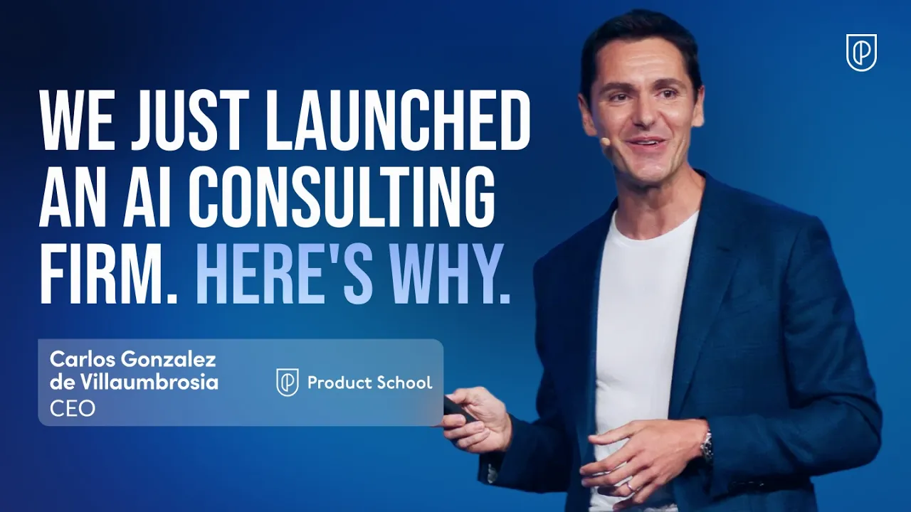 Product School CEO | The AI Operating Model for Product Teams - YouTube thumbnail