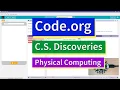 Board Events Lesson 5 11 Tutorial and Answers Code org CS Discoveries Physical Computing Unit 6