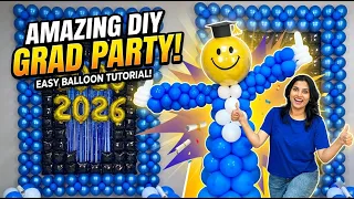 Graduation Party Balloon Decoration