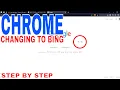 How To Fix Google Chrome Search Engine Changing To Bing