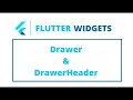 Flutter Widgets Drawer DrawerHeader