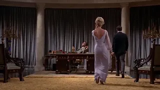 Elke Sommer sexy in a low-cut dress The Wrecking Crew 1968 720p