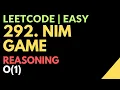 Leetcode Easy 292 Nim Game Time O 1 Javascript