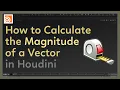 How to Calculate the Magnitude of a Vector in Houdini