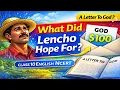 What Did Lencho Hope For A Letter to God Class 10 English NCERT Explained